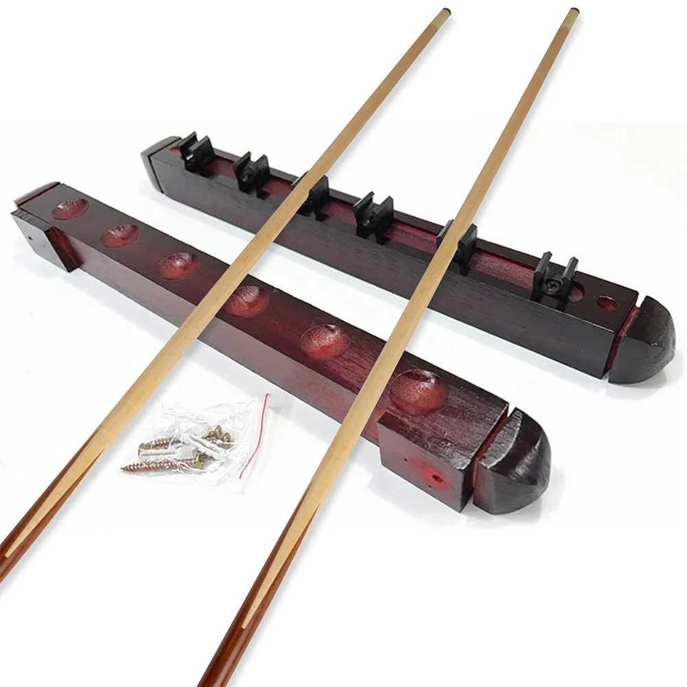 Durable Cue Rack Cue Holder Wooden 40x10x4cm 6 Pieces Accessories Billiard Clubs Easy To Install For Billiard Games
Durable Cue Rack Cue Holder Wooden 40x10x4cm 6 Pieces Accessories Billiard Clubs Easy To Install For Billiard Games