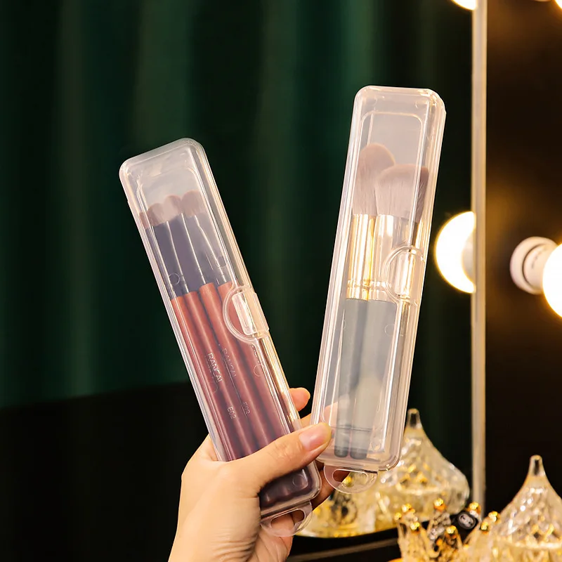 Portable Makeup Brush Organizer Eyebrow Pencil Tableware Chopsticks Transparent with Cover Storage Box Kitchen Accessories
Portable Makeup Brush Organizer Eyebrow Pencil Tableware Chopsticks Transparent with Cover Storage Box Kitchen Accessories