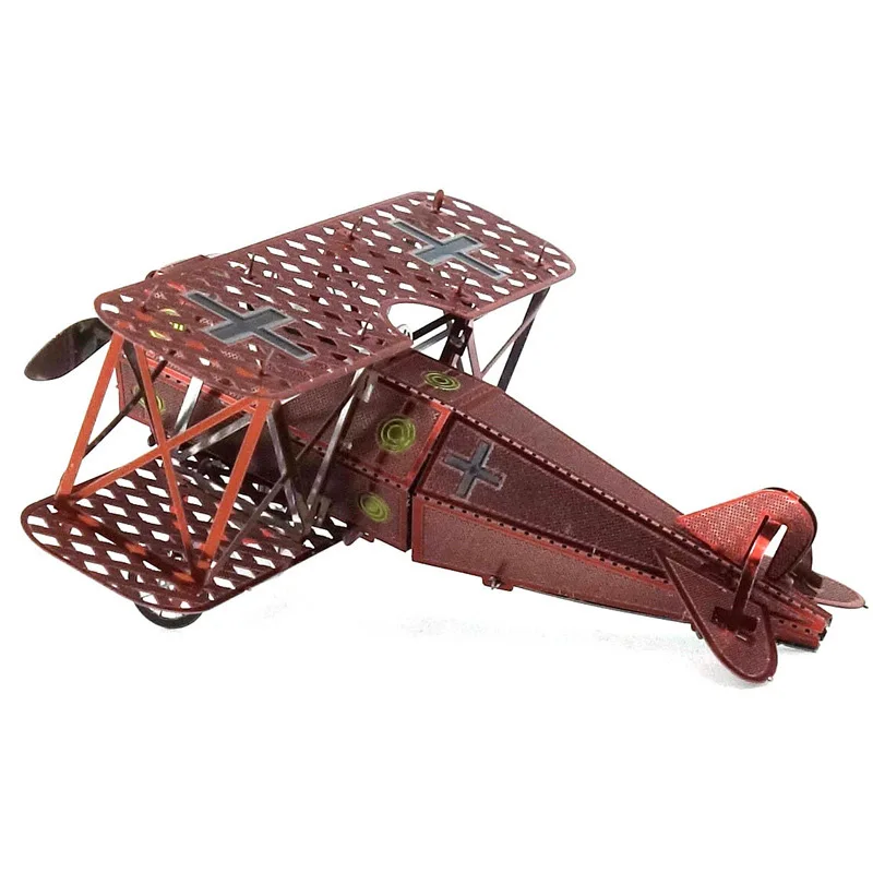 3D Color Metal Puzzle DIY Fighter Series Fokker Biwing Fighter Model Military Assembly Aircraft Puzzle Kids Educational Toys
3D Color Metal Puzzle DIY Fighter Series Fokker Biwing Fighter Model Military Assembly Aircraft Puzzle Kids Educational Toys