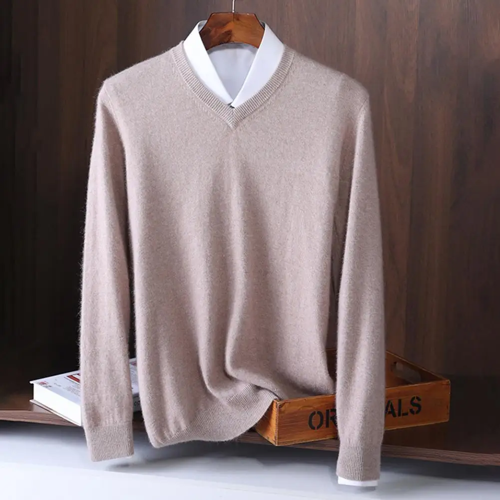 Men's Sweater Pullover Long Sleeve V-Neck Loose Fall Winter New Large Size Knitted Bottom Shirt Korean Business Casual Tops 2023
Men's Sweater Pullover Long Sleeve V-Neck Loose Fall Winter New Large Size Knitted Bottom Shirt Korean Business Casual Tops 2023