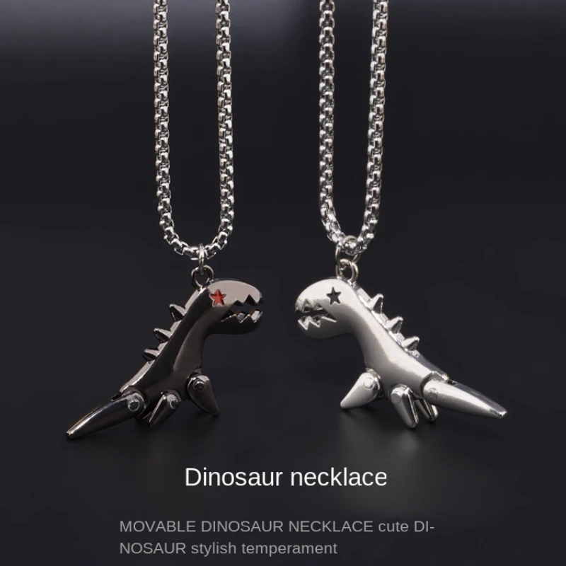 Simple retro small dinosaur pendant couple hip-hop dance cool necklace for men and women holiday gift gothic jewelry accessories
Simple retro small dinosaur pendant couple hip-hop dance cool necklace for men and women holiday gift gothic jewelry accessories