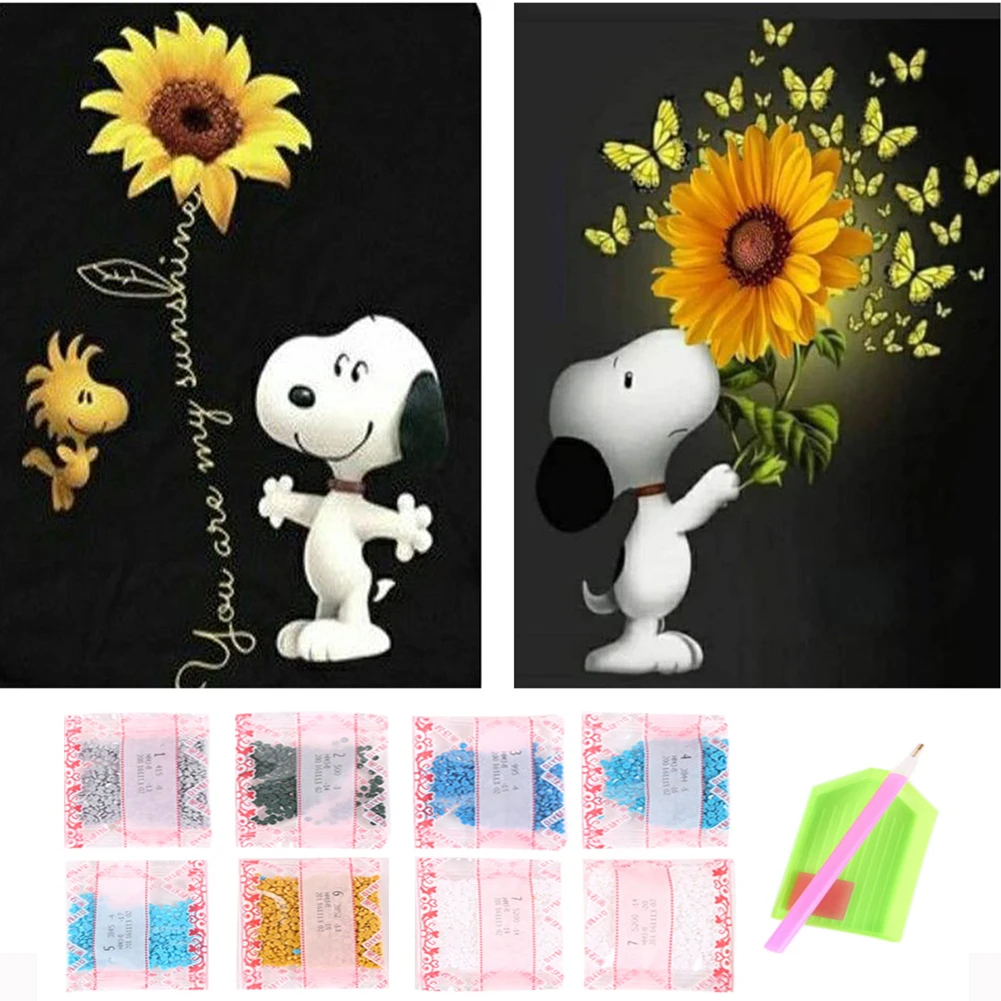 DIY 5D Diamond Painting Dog Diamond Embroidery Cartoon Dog Sunflower Mosaic Cross Stitch Full Round Drill Home Decor Gift
DIY 5D Diamond Painting Dog Diamond Embroidery Cartoon Dog Sunflower Mosaic Cross Stitch Full Round Drill Home Decor Gift