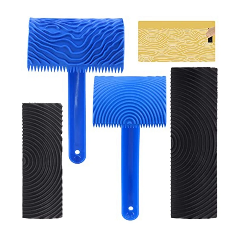 Wood Graining Painting Tool Set MS6 MS17 MS18B Rubber Grain Pattern Roller Painter With Handle,For Wall Painting DIY
Wood Graining Painting Tool Set MS6 MS17 MS18B Rubber Grain Pattern Roller Painter With Handle,For Wall Painting DIY