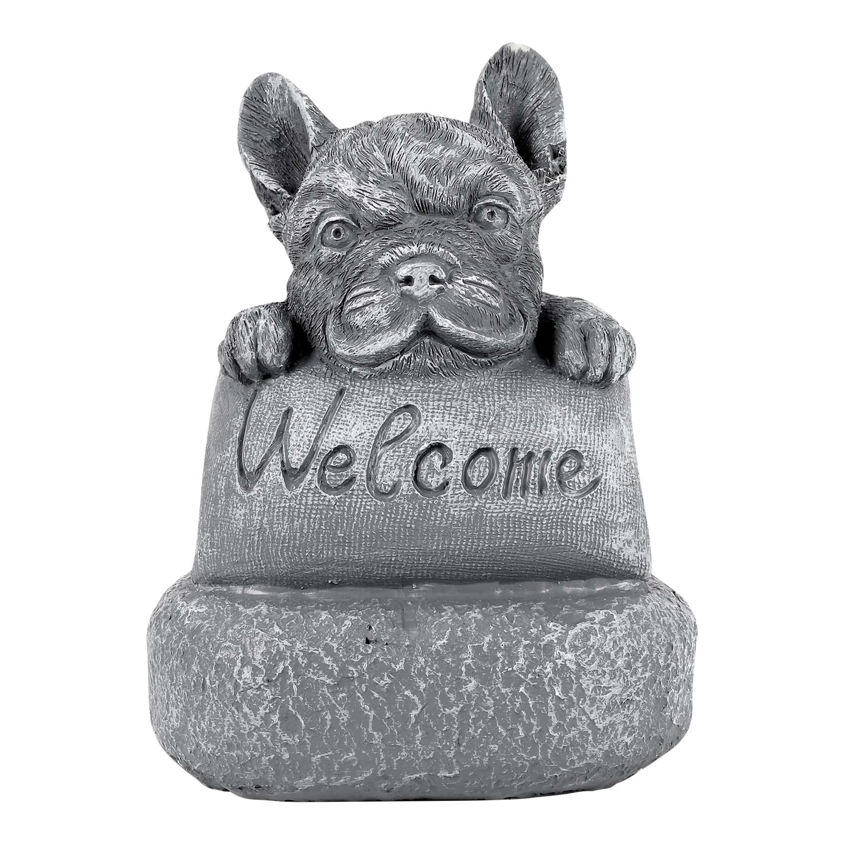 French-Bulldog Welcome on a Plinth Home or Garden Accessories Yard Garden Decor Outdoor Decoration
French-Bulldog Welcome on a Plinth Home or Garden Accessories Yard Garden Decor Outdoor Decoration