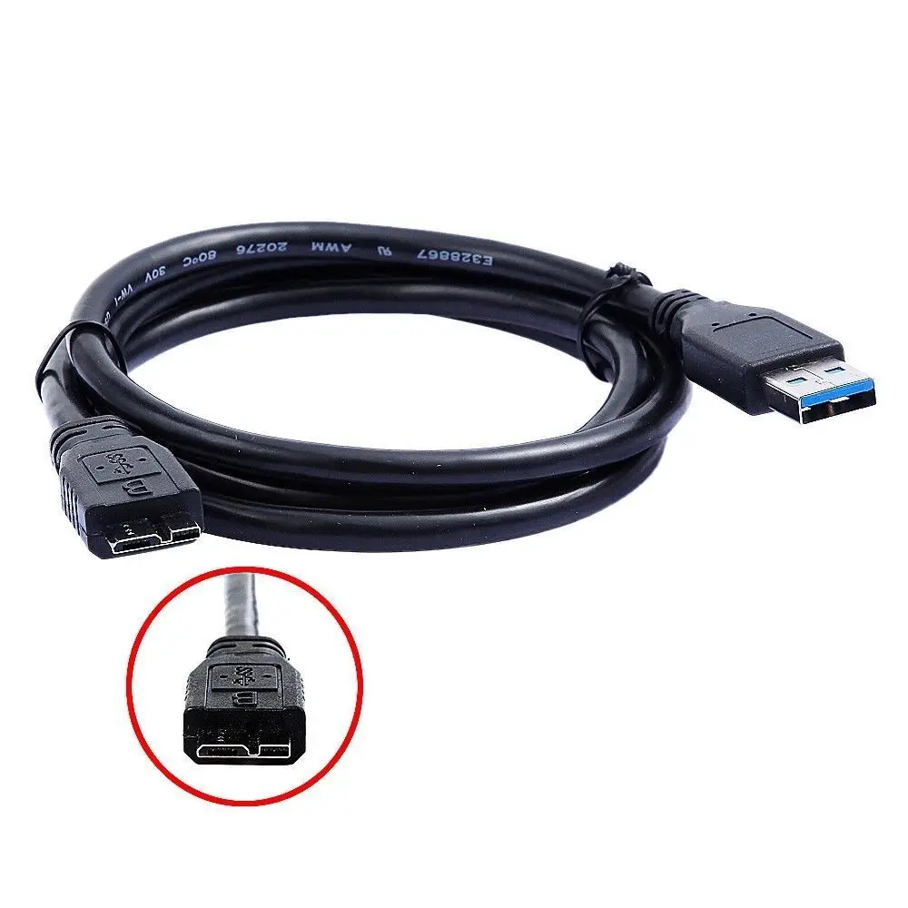 USB Micro B Cable Type-A to USB 3.0 Micro B Cable Connector 5Gbps External Hard Drive Disk Cable for Hard Drive Computer Cable
USB Micro B Cable Type-A to USB 3.0 Micro B Cable Connector 5Gbps External Hard Drive Disk Cable for Hard Drive Computer Cable