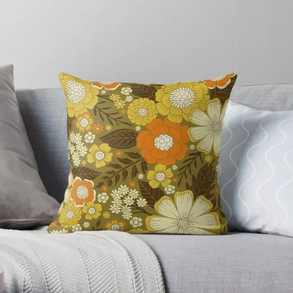 1970S Retro Vintage Floral Pattern Printing Throw Pillow Cover Soft Cushion Decorative Car Fashion Wedding Pillows not include
1970S Retro Vintage Floral Pattern Printing Throw Pillow Cover Soft Cushion Decorative Car Fashion Wedding Pillows not include