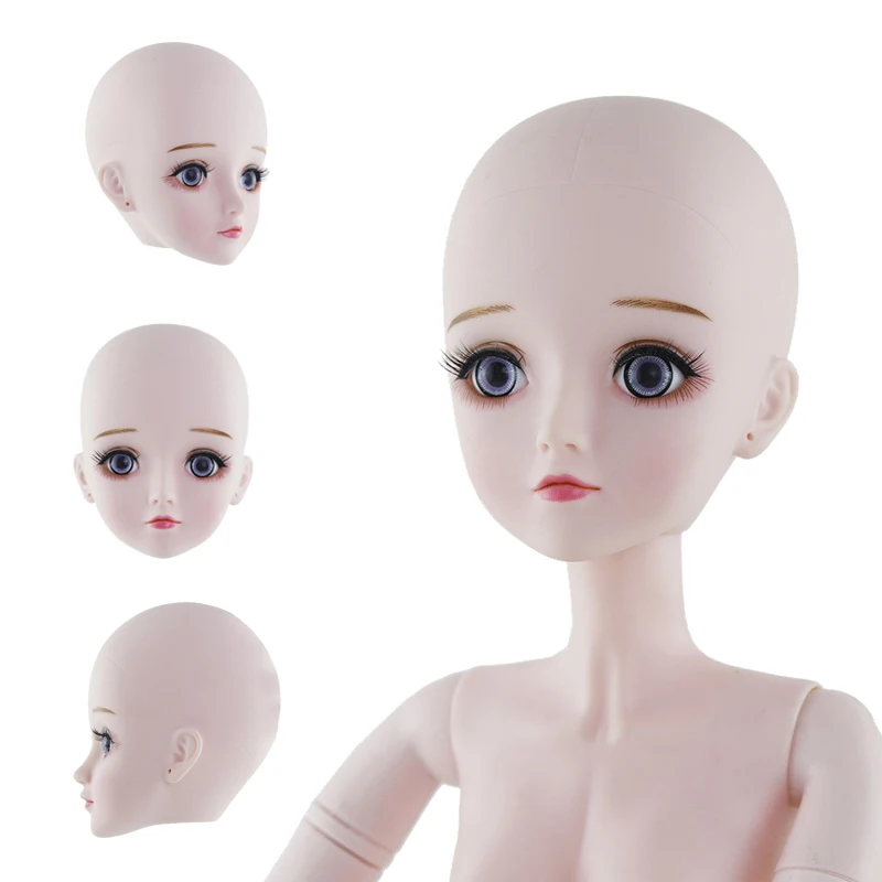 18 Inch BJD 1/3 60CM 21 Ball-jointed Doll 4D Purple Eyeballs Bald Heads Naked Girls Pink Skin Baby Body Makeup Dolls Toys Gift
18 Inch BJD 1/3 60CM 21 Ball-jointed Doll 4D Purple Eyeballs Bald Heads Naked Girls Pink Skin Baby Body Makeup Dolls Toys Gift