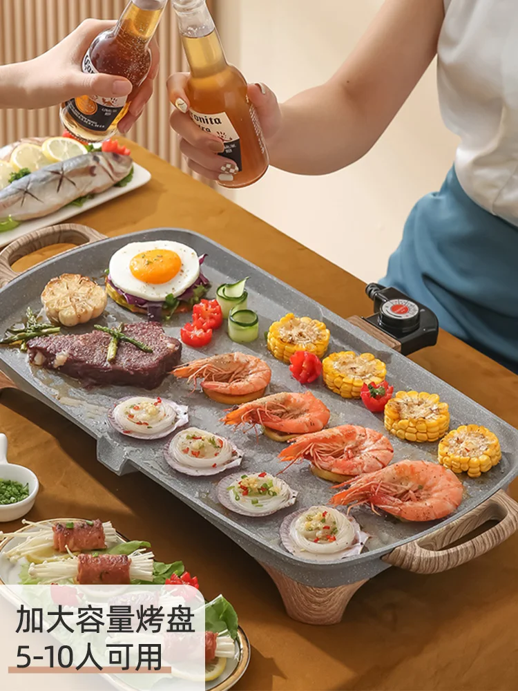 HXL Barbecue Oven Electric Oven Smokeless Electric Baking Pan Multi-Functional Non-Stick Barbecue Iron Plate Grilled Fish
HXL Barbecue Oven Electric Oven Smokeless Electric Baking Pan Multi-Functional Non-Stick Barbecue Iron Plate Grilled Fish
