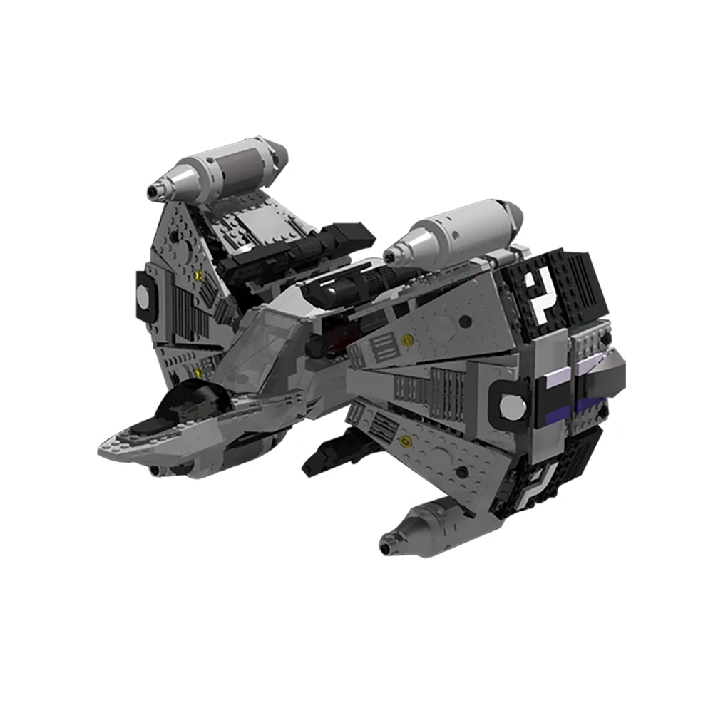BuildMOC Space Airship Fighter Building Blocks Set For The Last Starfighter-Gunstar Spaceship Star Vehicle Bricks Children Toys
BuildMOC Space Airship Fighter Building Blocks Set For The Last Starfighter-Gunstar Spaceship Star Vehicle Bricks Children Toys