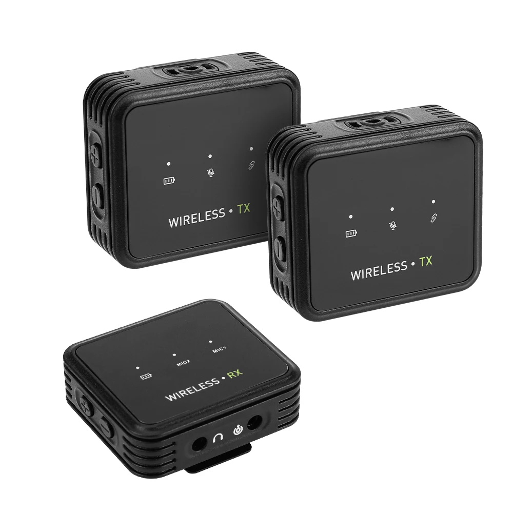 Wireless Lavalier Microphone System 2 in 1 Transmitter Receiver Clip On Square Lapel Mic For Vlogs Youtube TikTok Live Streaming 
Wireless Lavalier Microphone System 2 in 1 Transmitter Receiver Clip On Square Lapel Mic For Vlogs Youtube TikTok Live Streaming