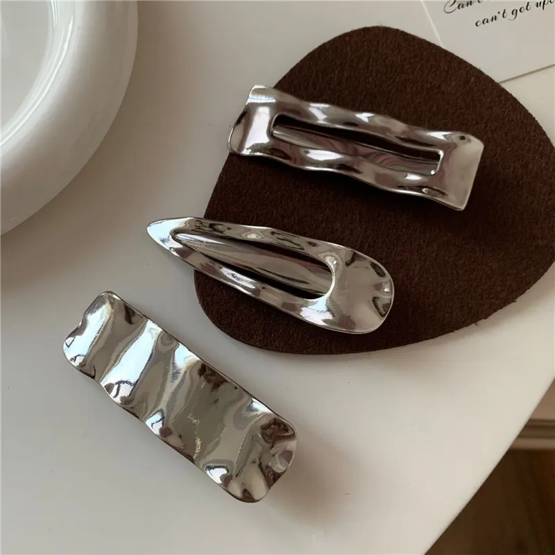 Korea's Ins Simplicity Concave Convex Geometric Metal Hairpin Bangs Side Clip High-End Retro Versatile Headdress Gifts for Girls
Korea's Ins Simplicity Concave Convex Geometric Metal Hairpin Bangs Side Clip High-End Retro Versatile Headdress Gifts for Girls