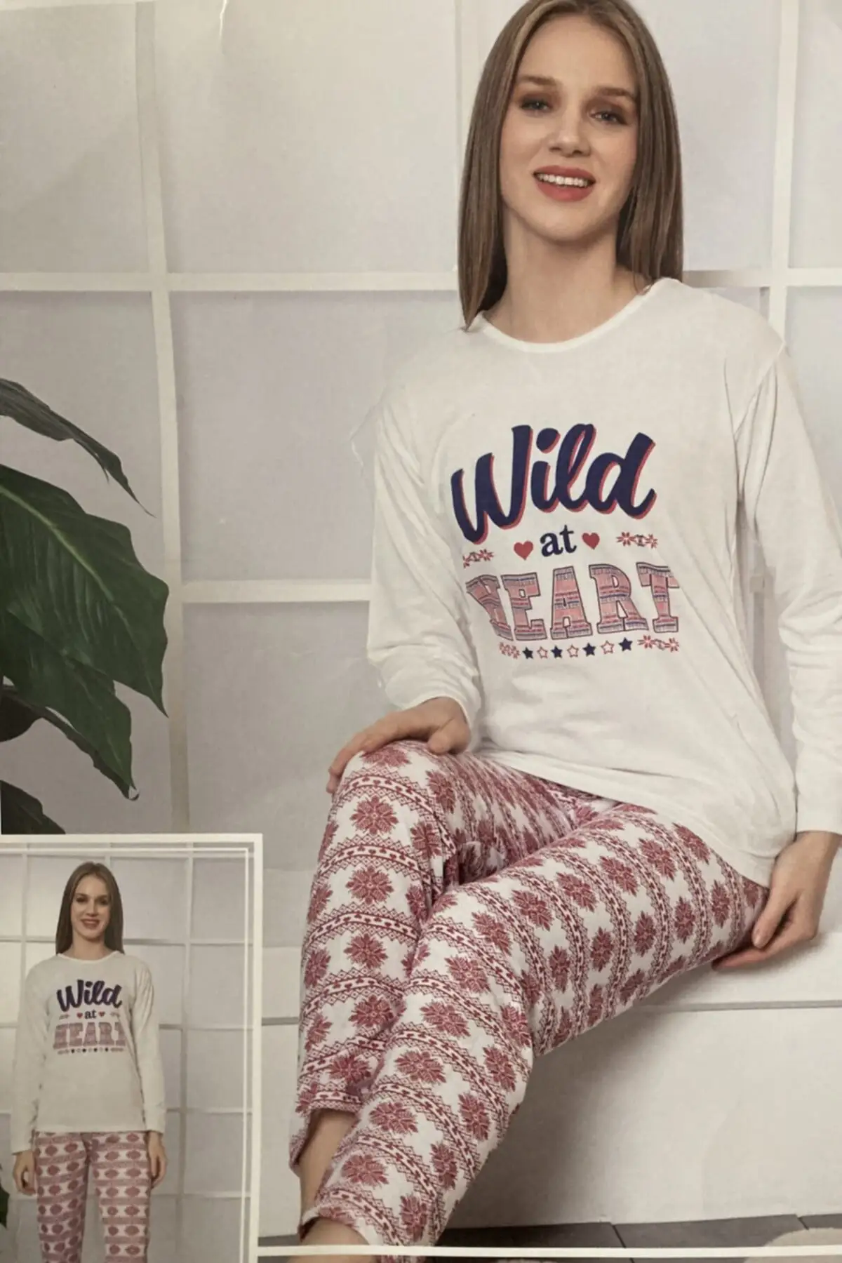 Women's Pajamas Long Sleeve Sleep Lounge Pajamas Elastic Waist Nightwear Retro Sleepwear Casual Home Clothing
Women's Pajamas Long Sleeve Sleep Lounge Pajamas Elastic Waist Nightwear Retro Sleepwear Casual Home Clothing