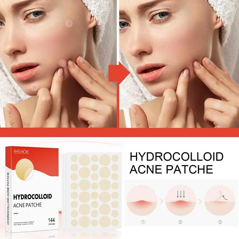 Pimple Patch 144PCS Mighty Pimple Healing Patches Hydrocolloid Acnes Pimple Patch For Blemishes Spot Stickers Facial Care
Pimple Patch 144PCS Mighty Pimple Healing Patches Hydrocolloid Acnes Pimple Patch For Blemishes Spot Stickers Facial Care