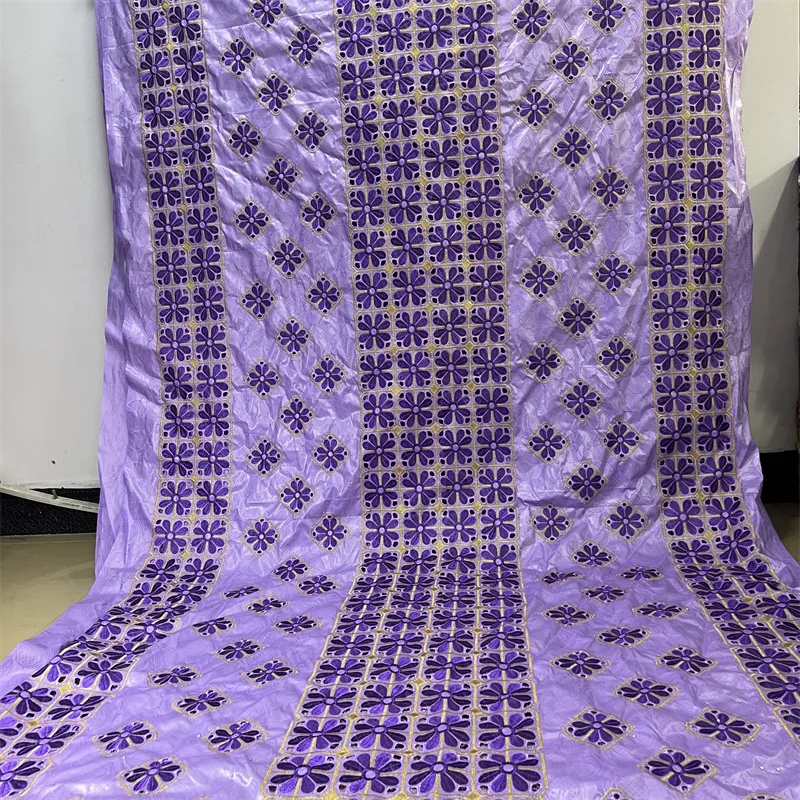 African Purple Bazin Brocade Cotton Fabric 2022 High Quality Swiss Punch 5 Yards Voile Fabric Nigeria For Wedding Prom Dress Sew
African Purple Bazin Brocade Cotton Fabric 2022 High Quality Swiss Punch 5 Yards Voile Fabric Nigeria For Wedding Prom Dress Sew