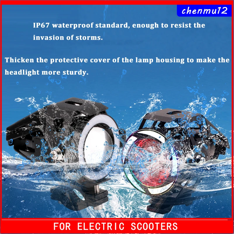 KUGOO G-Booster Electric Scooter Headlight Waterproof Thickened Aluminum Shell Light for Electric Vehicle Motorcycle Accessories
KUGOO G-Booster Electric Scooter Headlight Waterproof Thickened Aluminum Shell Light for Electric Vehicle Motorcycle Accessories