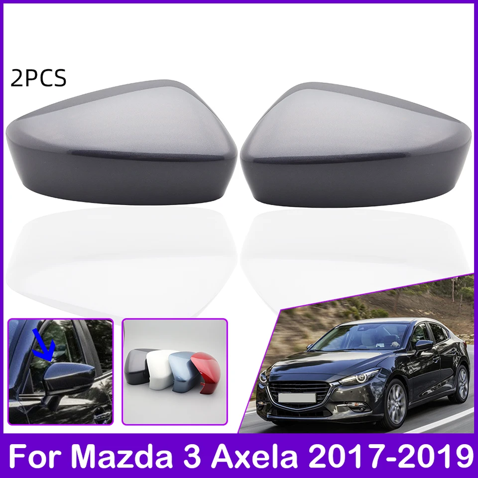 2Pcs Rea rview Mirror Cap Cover For Mazda 3 Axela 2017 2018 2019 Door Side Wing Mirror Lid Shell Housing Rearview With Color
2Pcs Rea rview Mirror Cap Cover For Mazda 3 Axela 2017 2018 2019 Door Side Wing Mirror Lid Shell Housing Rearview With Color