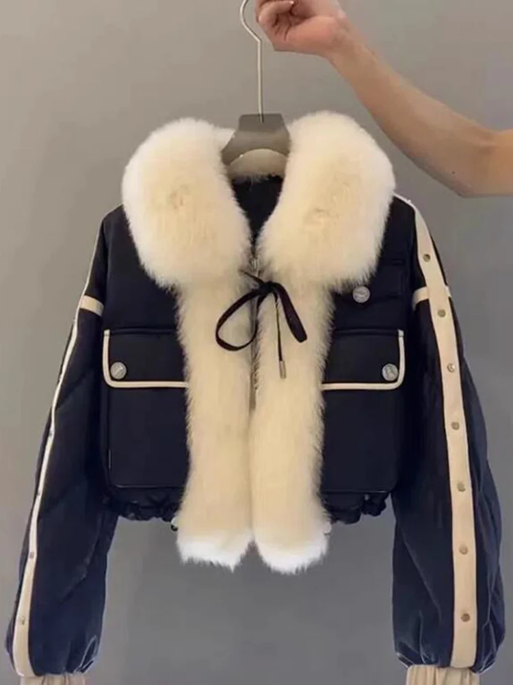 Faux Leather Jacket for Women Casual Fur Parka Jacket Quilted Full-Zip Coat Oversize Loose Short Parkas Woman Puffer Jackets
Faux Leather Jacket for Women Casual Fur Parka Jacket Quilted Full-Zip Coat Oversize Loose Short Parkas Woman Puffer Jackets
