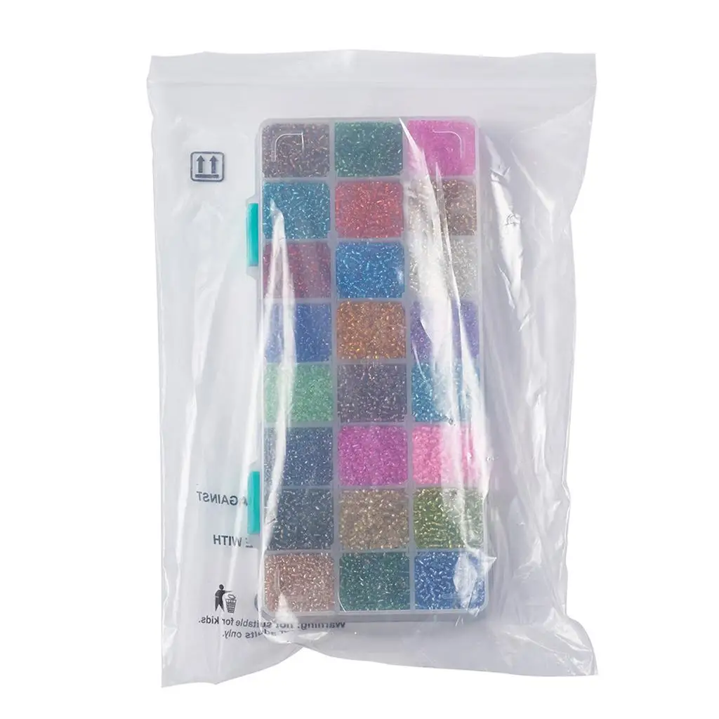 38400pcs Mixed Glass Seed Beads 2mm Craft Beads Kit for DIY Crafting Jewelry Making
38400pcs Mixed Glass Seed Beads 2mm Craft Beads Kit for DIY Crafting Jewelry Making