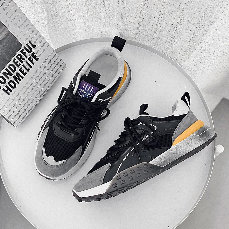Spring Summer Men Breathable Sneakers Outdoor Vintage Sport Running Shoes Comfortable Male Vulcanized Shoes Zapatos De Mujer
Spring Summer Men Breathable Sneakers Outdoor Vintage Sport Running Shoes Comfortable Male Vulcanized Shoes Zapatos De Mujer