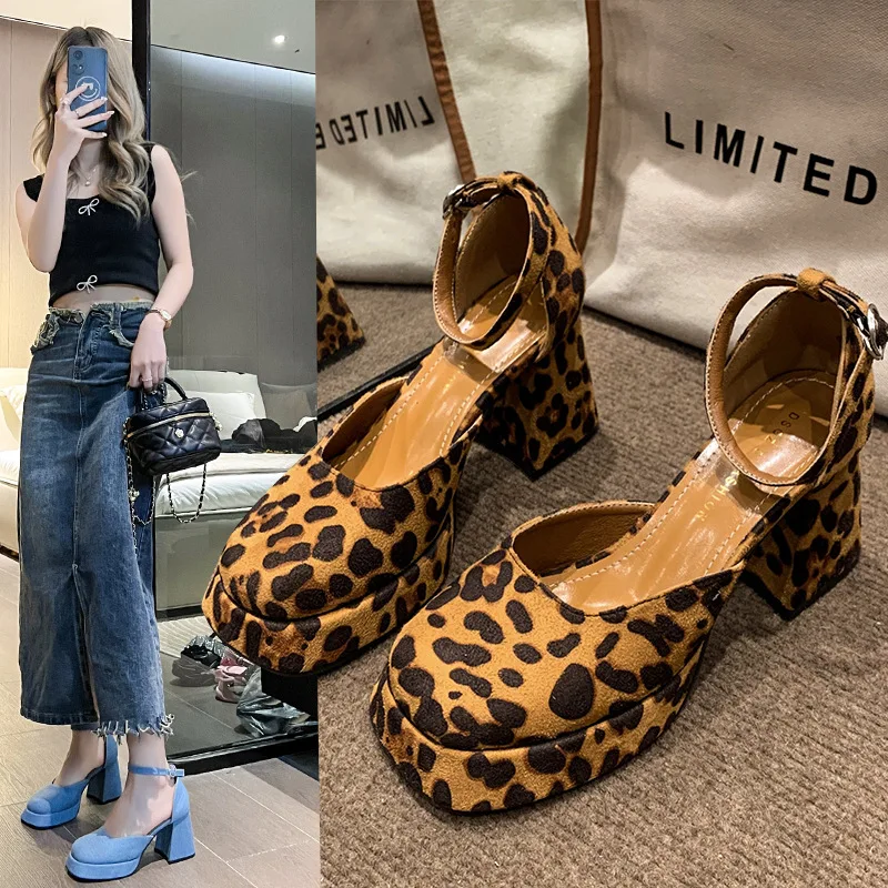 34-39 Size Leopard Women Pumps Gladiator High Heel Platforms Peep toe Thick With Sexy Lady party wedding Nightclub Shoe MD-199
34-39 Size Leopard Women Pumps Gladiator High Heel Platforms Peep toe Thick With Sexy Lady party wedding Nightclub Shoe MD-199