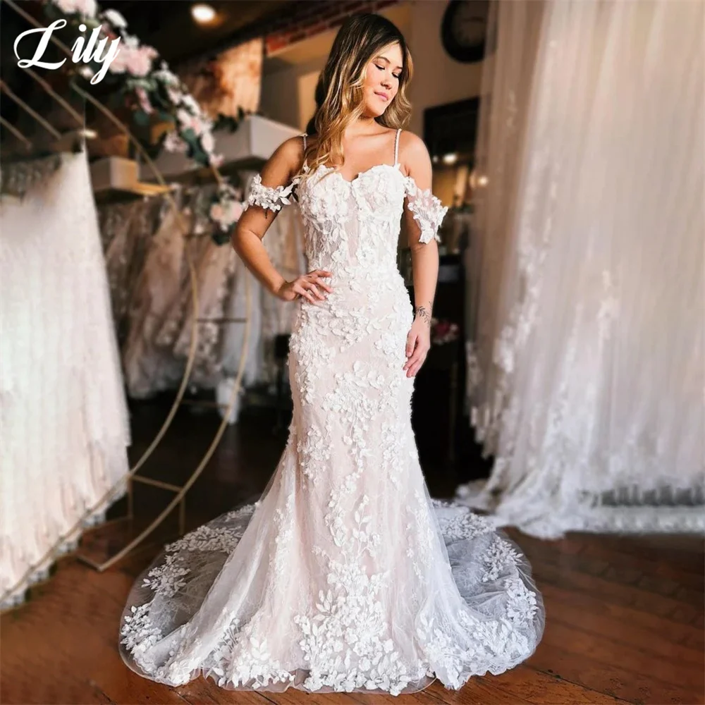 Lily Off The Shoulder Wedding Dresses For Bride Mermaid Sexy Size Custom Made Backless Wedding Gown Bridal Dress robe de mariée
Lily Off The Shoulder Wedding Dresses For Bride Mermaid Sexy Size Custom Made Backless Wedding Gown Bridal Dress robe de mariée