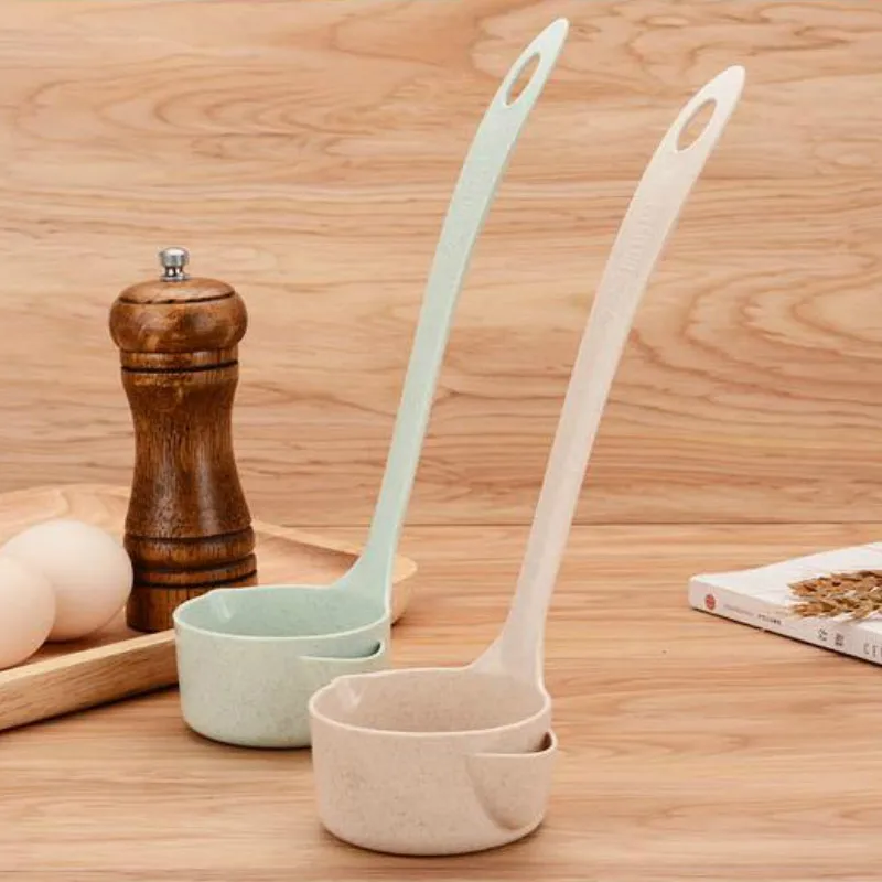 Handle Soup Spoon Soup Oil Separator Spoon Colander Spoon Filter Grease Spoon Wheat Straw Kitchen Gadgets Tableware Spoon
Handle Soup Spoon Soup Oil Separator Spoon Colander Spoon Filter Grease Spoon Wheat Straw Kitchen Gadgets Tableware Spoon