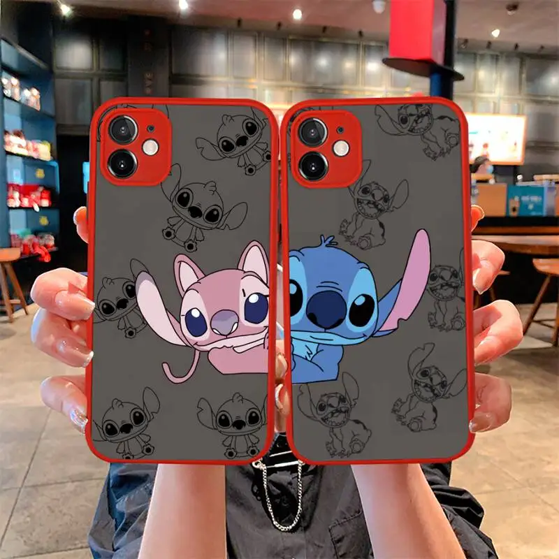 Disney Lilo & Stitch Phone Case For iphone 13 12 11 Pro Mini Max XS X 8 7 Plus SE 2020 XR Matte Transparent Light red Cover
Disney Lilo & Stitch Phone Case For iphone 13 12 11 Pro Mini Max XS X 8 7 Plus SE 2020 XR Matte Transparent Light red Cover