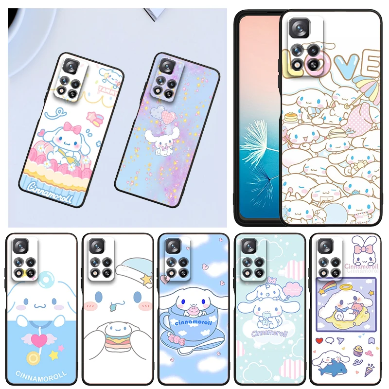 Sanrio Cinnamoroll Anime Phone Case For Xiaomi Redmi Note 12 11E 11S 11 11T 10 10S 9 9T 9S 8T 8 Pro Plus 5G Black Funda
Sanrio Cinnamoroll Anime Phone Case For Xiaomi Redmi Note 12 11E 11S 11 11T 10 10S 9 9T 9S 8T 8 Pro Plus 5G Black Funda