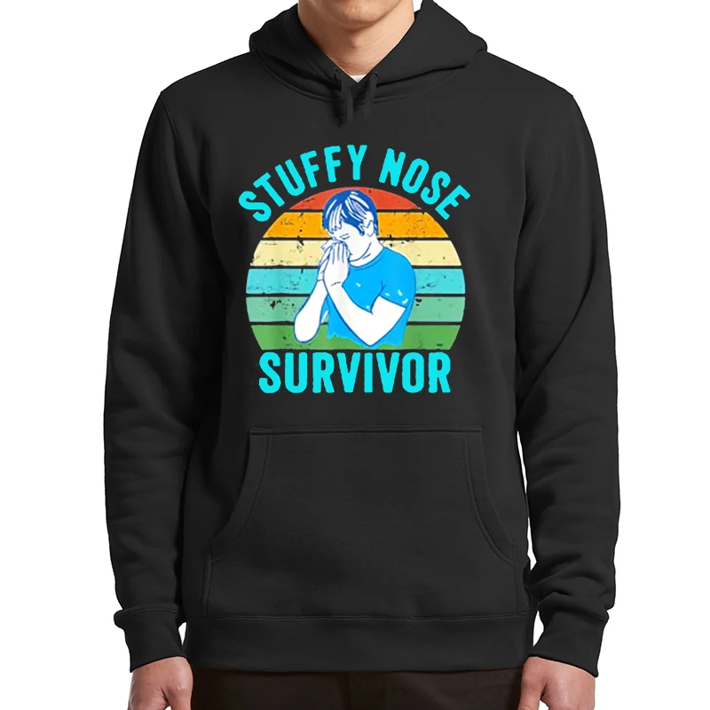 Vintage Stuffy Nose Survivor Hoodies Funny Meme Humor Jokes Humor Hooded Sweatshirt Casual Soft Basic Pullover For Men Women
Vintage Stuffy Nose Survivor Hoodies Funny Meme Humor Jokes Humor Hooded Sweatshirt Casual Soft Basic Pullover For Men Women