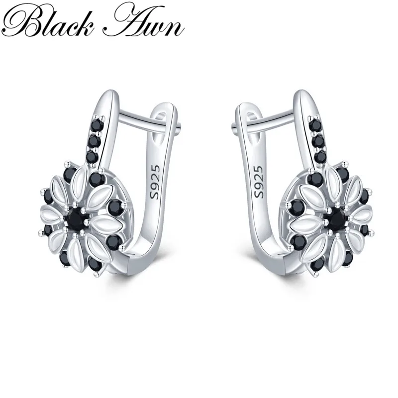 Black Awn 2022 New Hoop Earrings for Women Classic Silver Color Trendy Spinel Engagement Jewelry I233
Black Awn 2022 New Hoop Earrings for Women Classic Silver Color Trendy Spinel Engagement Jewelry I233