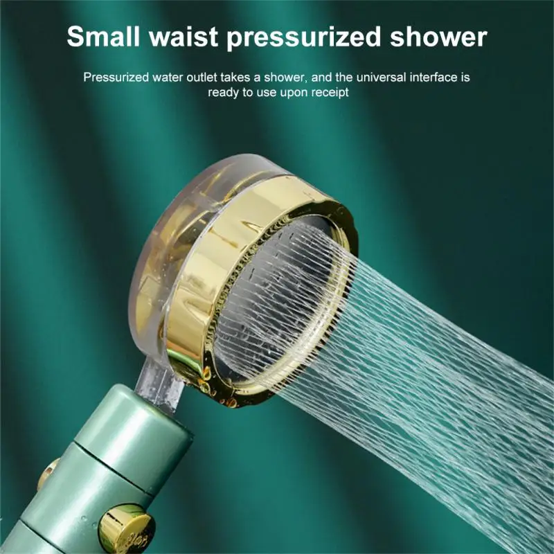 

Nozzle Chamber Accessories Spa Shower Head Water-saving Ecology With On/off Switch Stop Button High Pressure Shower Head 1pcs