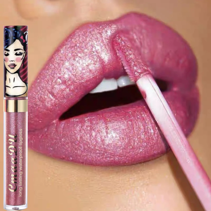Sexy Pearl Glitter Liquid Lipstick Not Dry Moisturizing Waterproof Sweat Proof Long Lasting Shiny Color Shimmer Velvet Lipgloss
Sexy Pearl Glitter Liquid Lipstick Not Dry Moisturizing Waterproof Sweat Proof Long Lasting Shiny Color Shimmer Velvet Lipgloss