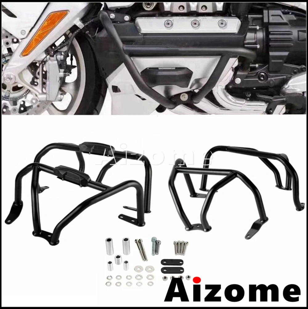 For Honda Gold Wing Engine Guard Protector Steel Crash Bar Fit Gold Wing GL1800 F6C F6B Tour DCT Airbag 2018 2019 2020 2021 2022
For Honda Gold Wing Engine Guard Protector Steel Crash Bar Fit Gold Wing GL1800 F6C F6B Tour DCT Airbag 2018 2019 2020 2021 2022