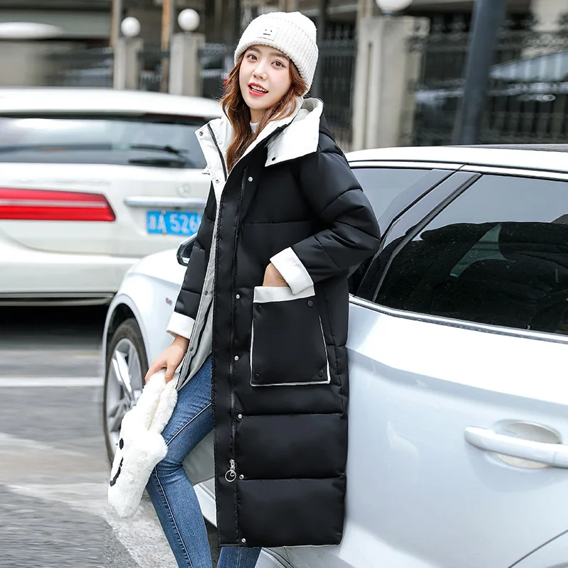 New 2022 Winter Cotton Jacket for Women Loose Hooded Cotton Jacket for Woman Long Sleeve Over Knee Thick Warm Woman Jacket Coats
New 2022 Winter Cotton Jacket for Women Loose Hooded Cotton Jacket for Woman Long Sleeve Over Knee Thick Warm Woman Jacket Coats
