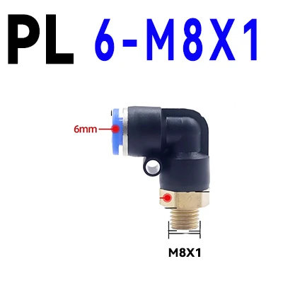 Пневматический быстроразъемный соединитель PL Метрическая резьба M6 M8 M10 M12
Пневматический быстроразъемный соединитель PL Метрическая резьба M6 M8 M10 M12