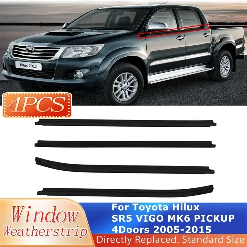 Для Toyota Hilux SR5 VIGO MK6 PICKUP 4 двери 2005-2015 молдинг окна автомобиля отделка уплотнитель ремень резиновые уплотнительные ленты
Для Toyota Hilux SR5 VIGO MK6 PICKUP 4 двери 2005-2015 молдинг окна автомобиля отделка уплотнитель ремень резиновые уплотнительные ленты