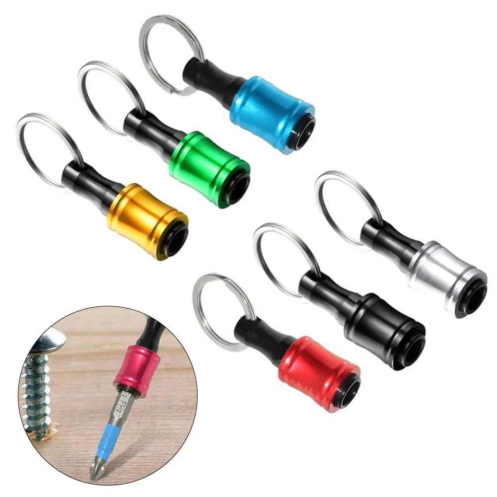 1pc Portable Universal Screwdriver Drill Bit Holder Hex Shank Screwdriver Keychain Extension Bar Quick Release
1pc Portable Universal Screwdriver Drill Bit Holder Hex Shank Screwdriver Keychain Extension Bar Quick Release