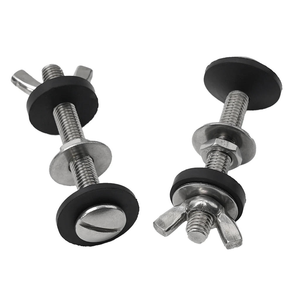 2pcs Tank Bolts 74*8mm 304 Stainless Steel Sealing Ring For Toilet Water Tank Fix Screw Bolt Screw Rubber Cushion Toilet Parts
2pcs Tank Bolts 74*8mm 304 Stainless Steel Sealing Ring For Toilet Water Tank Fix Screw Bolt Screw Rubber Cushion Toilet Parts