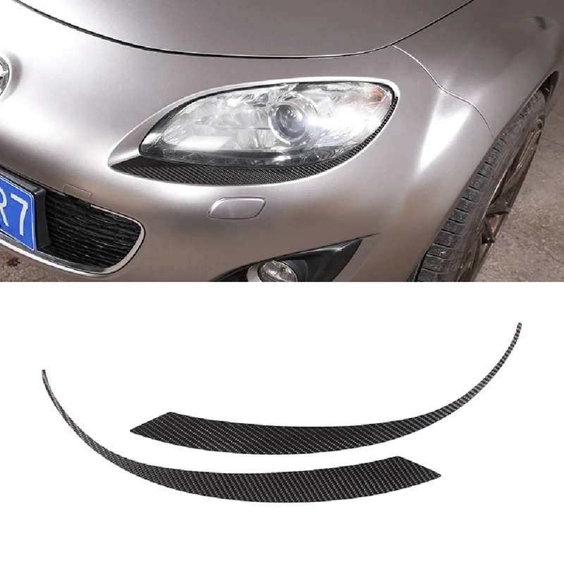 Carbon Fiber Headlight Eyebrow Trim Sticker For Mazda MX-5 2009 2010 2011 2012 2013 2014 Accessories 
Carbon Fiber Headlight Eyebrow Trim Sticker For Mazda MX-5 2009 2010 2011 2012 2013 2014 Accessories