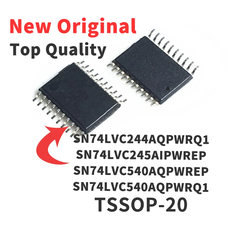 10 Pieces SN74LVC244AQPWRQ1 SN74LVC245AIPWREP SN74LVC540AQPWREP SN74LVC540AQPWRQ1 SN74LVC541AQPWREP SN74LVC541AQPWRQ1 TSSOP-20
10 Pieces SN74LVC244AQPWRQ1 SN74LVC245AIPWREP SN74LVC540AQPWREP SN74LVC540AQPWRQ1 SN74LVC541AQPWREP SN74LVC541AQPWRQ1 TSSOP-20