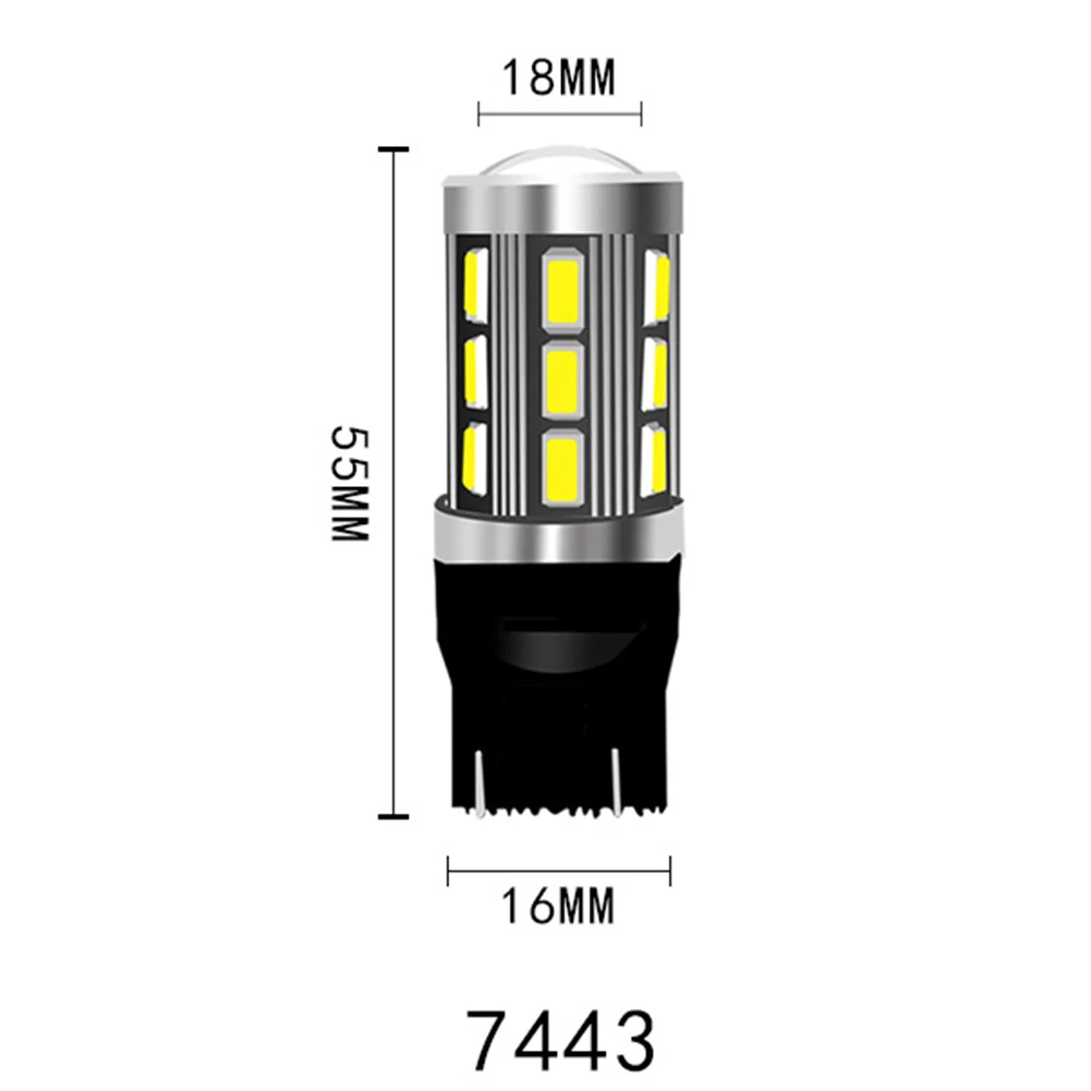2x Universal Brake Light LED Car Turn Signal DRL Side Light Xenon White 2PCS 200LM Longlife 7443 5630 18SMD For Car & Motor
2x Universal Brake Light LED Car Turn Signal DRL Side Light Xenon White 2PCS 200LM Longlife 7443 5630 18SMD For Car & Motor