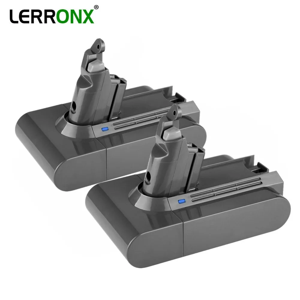 2PCS V6 Replacement Battery 21.6V 3000mAh Li ion Rechargeable Batteries for Dyson V6 DC59 DC58 DC62 Animal DC74 Vacuum Cleaners
2PCS V6 Replacement Battery 21.6V 3000mAh Li ion Rechargeable Batteries for Dyson V6 DC59 DC58 DC62 Animal DC74 Vacuum Cleaners