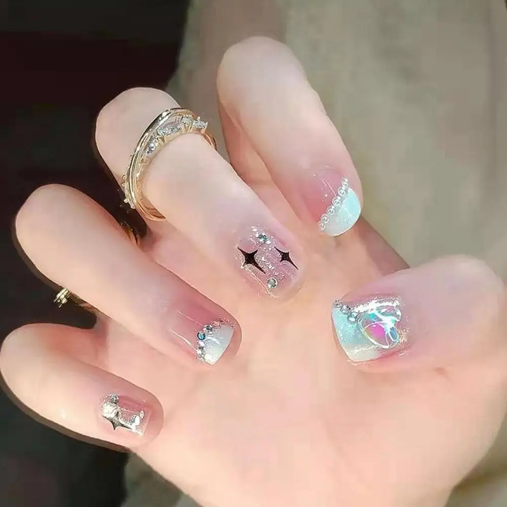 Съемные короткие круглые/квадратные накладные ногти, 24 шт., носимые французские накладные ногти с полным покрытием, искусственные ногти, на...
Съемные короткие круглые/квадратные накладные ногти, 24 шт., носимые французские накладные ногти с полным покрытием, искусственные ногти, на...