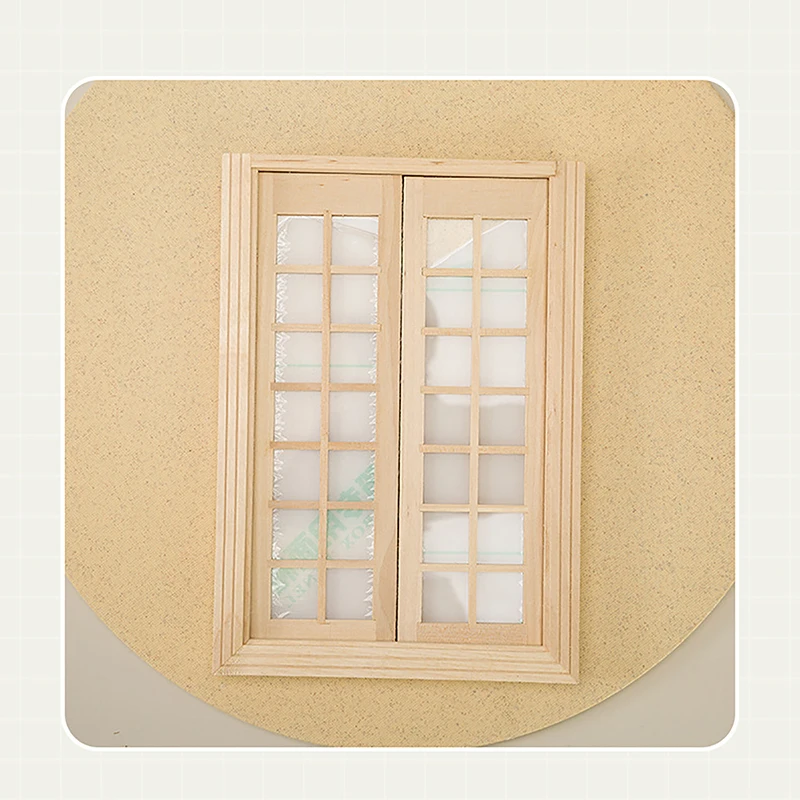 

Миниатюрный Кукольный домик 1/12, 28 ячеек, двойная открывающаяся дверь и окно, материалы «сделай сам» для мини-дверей и окон, для украшения кукольного дома