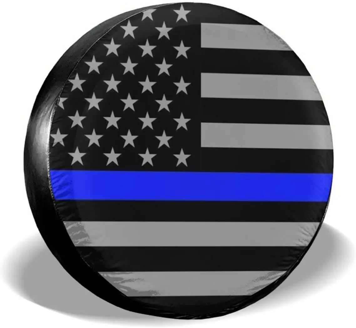 Supports Police Line Blue Flag Spare Tire Cover Waterproof Dust-Proof Universal Wheel Tire Covers Fit for Trailer Rv SUV Truck
Supports Police Line Blue Flag Spare Tire Cover Waterproof Dust-Proof Universal Wheel Tire Covers Fit for Trailer Rv SUV Truck