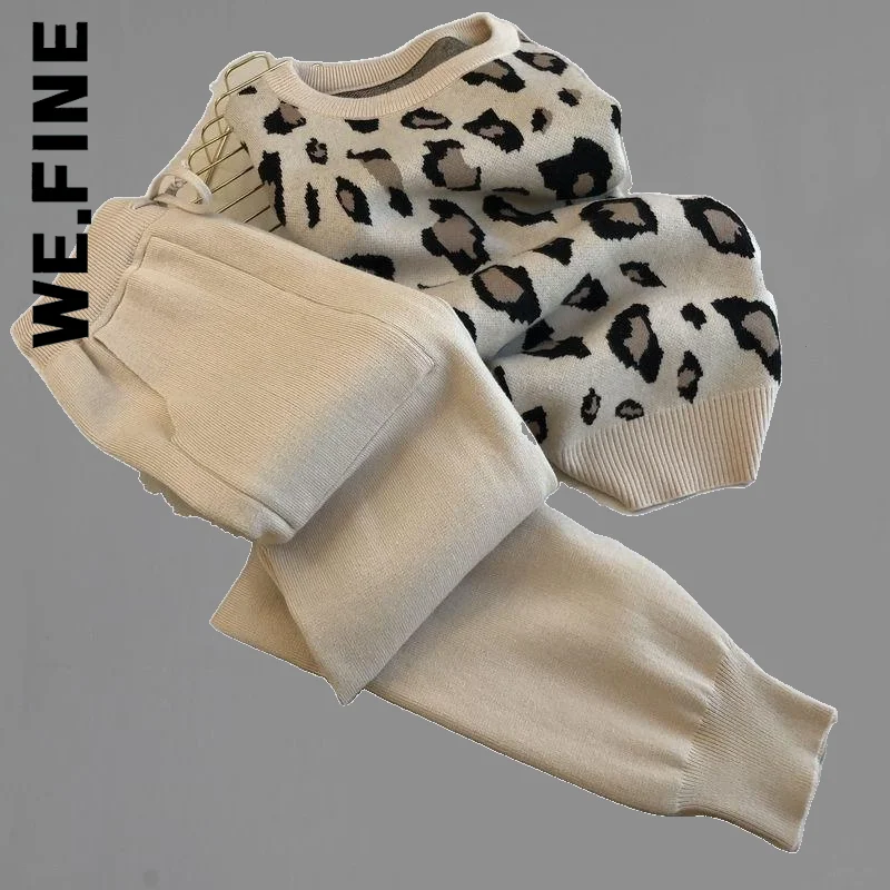 We.Fine Women Set New Printed Beaded Pullover + Double Pocket Lace Pants 2 Piece Set Soft Women's Tracksuit Set Female
We.Fine Women Set New Printed Beaded Pullover + Double Pocket Lace Pants 2 Piece Set Soft Women's Tracksuit Set Female