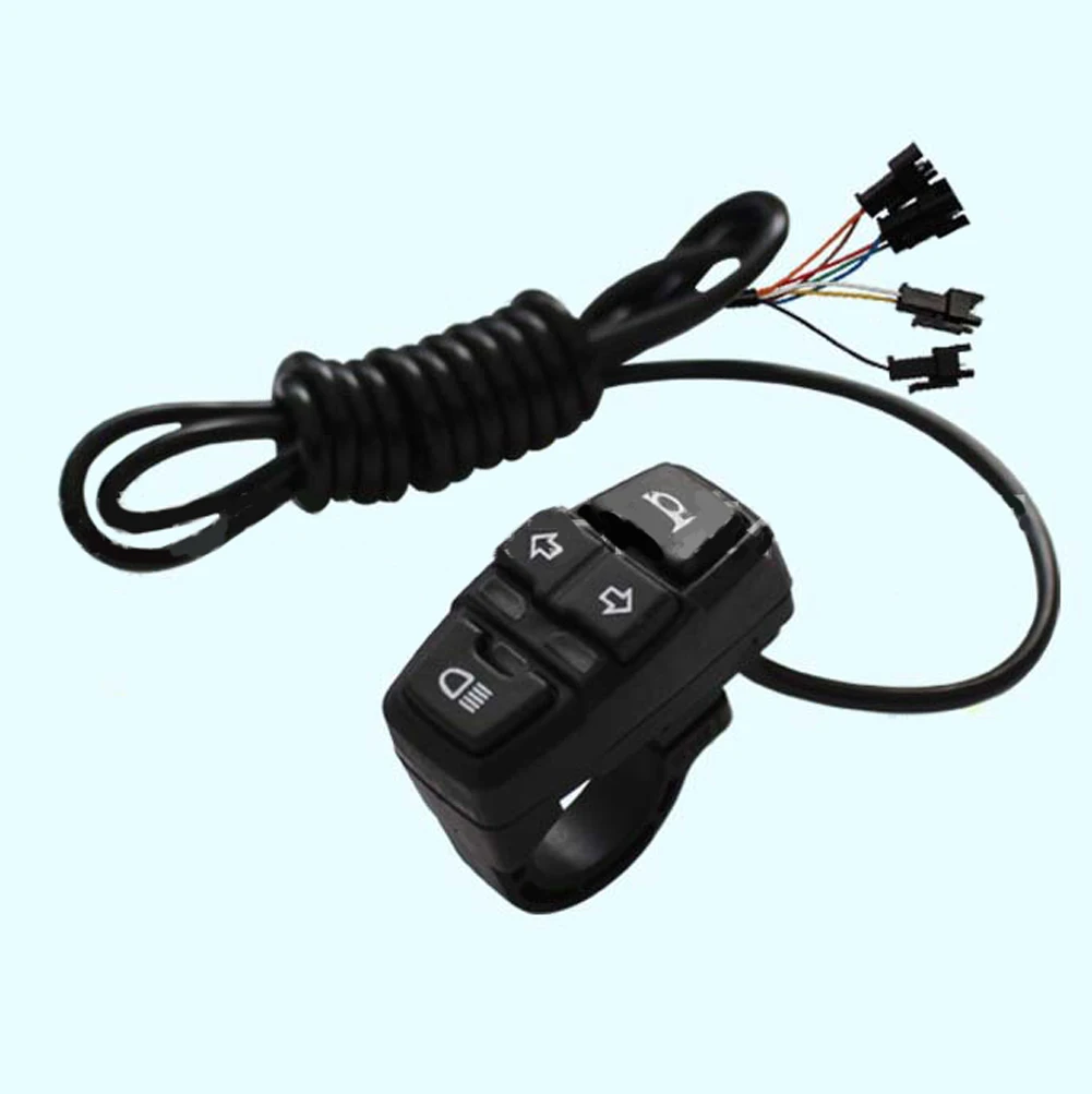 36/48V WUXING DK336 E-bike Turn Signal Horn Headlamp Switch Light Electric Bicycle IPX4 Waterproof 3In1 Horn Headlamp Switch
36/48V WUXING DK336 E-bike Turn Signal Horn Headlamp Switch Light Electric Bicycle IPX4 Waterproof 3In1 Horn Headlamp Switch