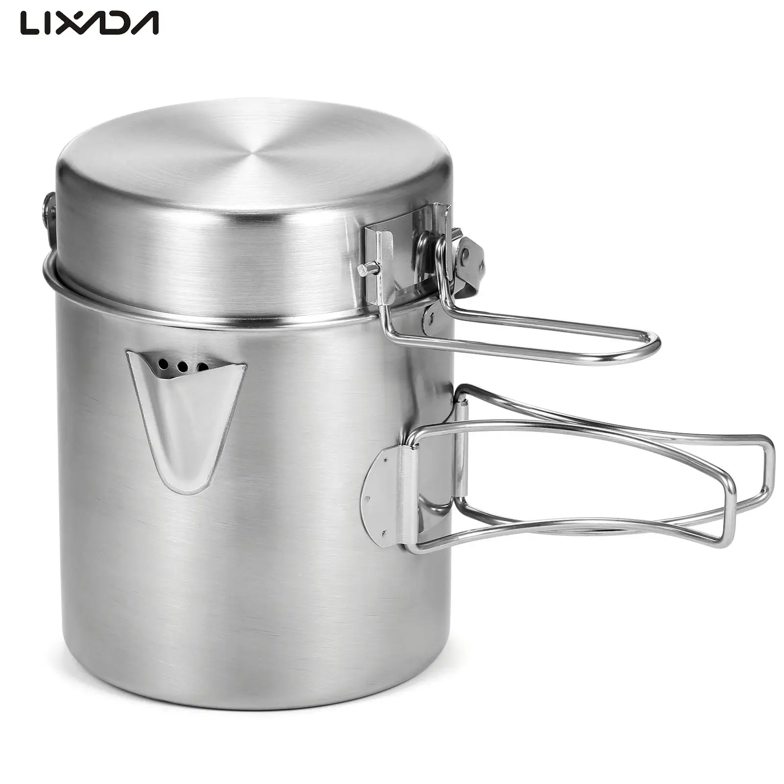 1L Stainless Steel Cooking Kettle Portable Outdoor Camping Pot Pan with Foldable Handle Hiking Backpacking Picnic Cooking Kettle
1L Stainless Steel Cooking Kettle Portable Outdoor Camping Pot Pan with Foldable Handle Hiking Backpacking Picnic Cooking Kettle
