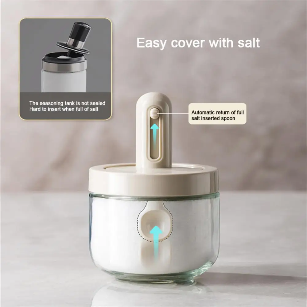 Bottle With Spoon And Lid Storage Box Spice Box Travel Cooker Kitchen Seasoning Box Transparent Leak-proof Sub-packed Case
Bottle With Spoon And Lid Storage Box Spice Box Travel Cooker Kitchen Seasoning Box Transparent Leak-proof Sub-packed Case