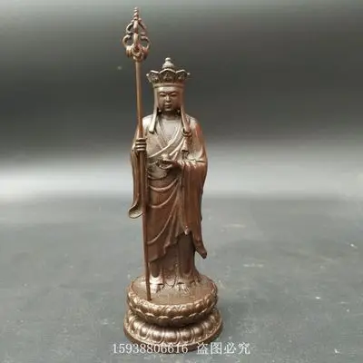 Изысканная Имитация меди Ksitigarbha Будда и орнаменты Bodhisattva 
Изысканная Имитация меди Ksitigarbha Будда и орнаменты Bodhisattva